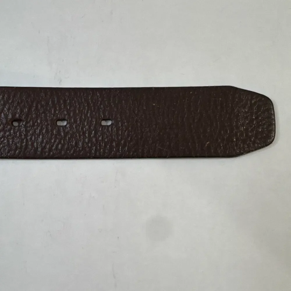 Vintage Wide XL Brown Leather Belt - Y2K Boho Medieval Steampunk Chunky Waist